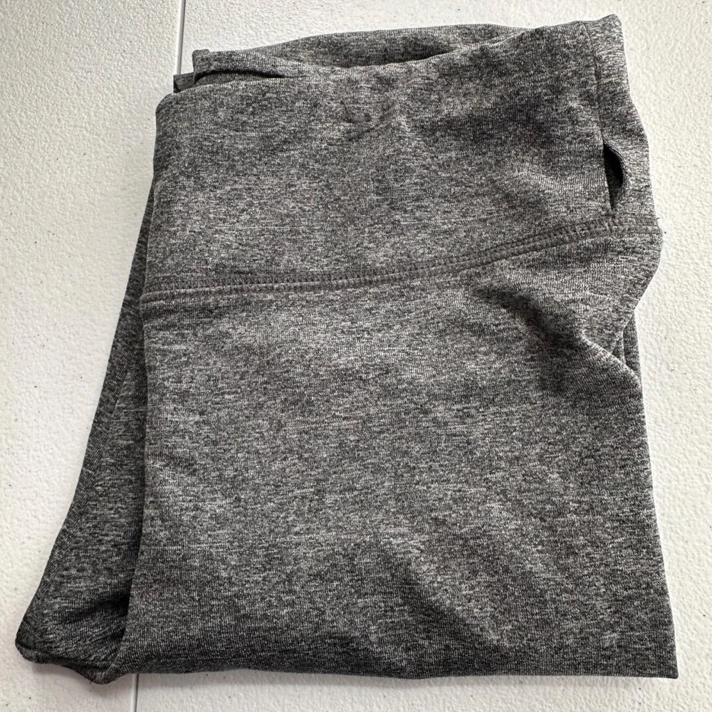 Justice Girls Gray‎ Leggings Size 12 Polyester & Spandex Youth Athletic Stretch